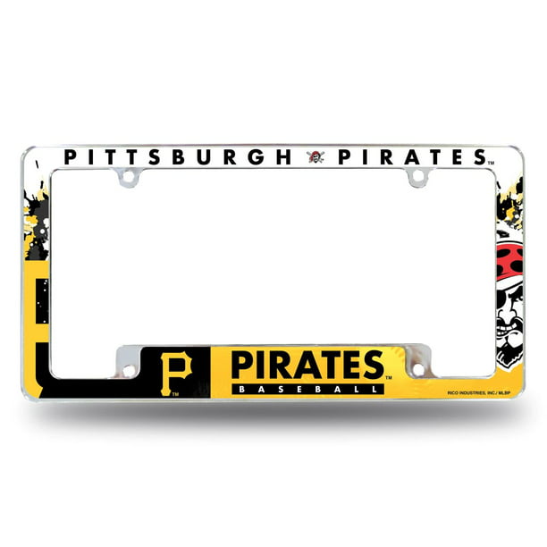Pittsburgh Pirates Premium Metal Chrome Hitch Cover Bumper Trailer Baseball 